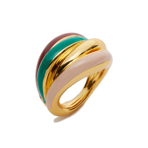 Lele Sadoughi Stacking Ring In Multi