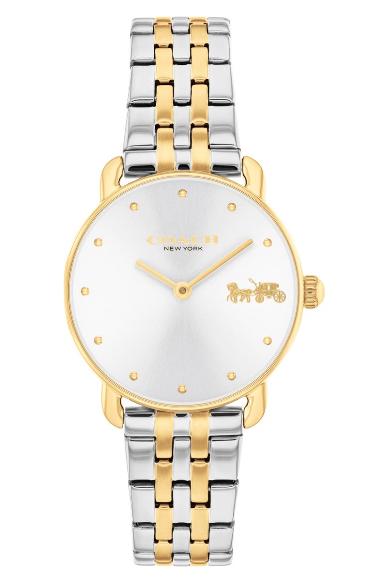 Elliot Bracelet Watch, 28mm, Main, color, SILVER