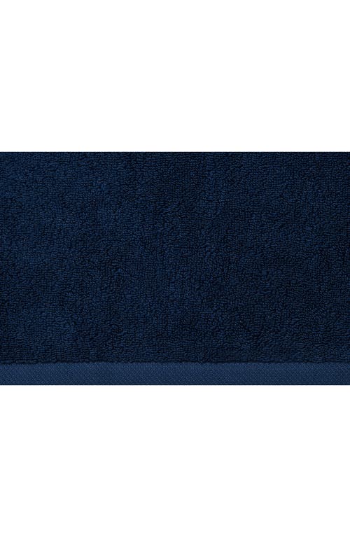 Shop Sferra Cielo Cotton Bath Towel In Ink