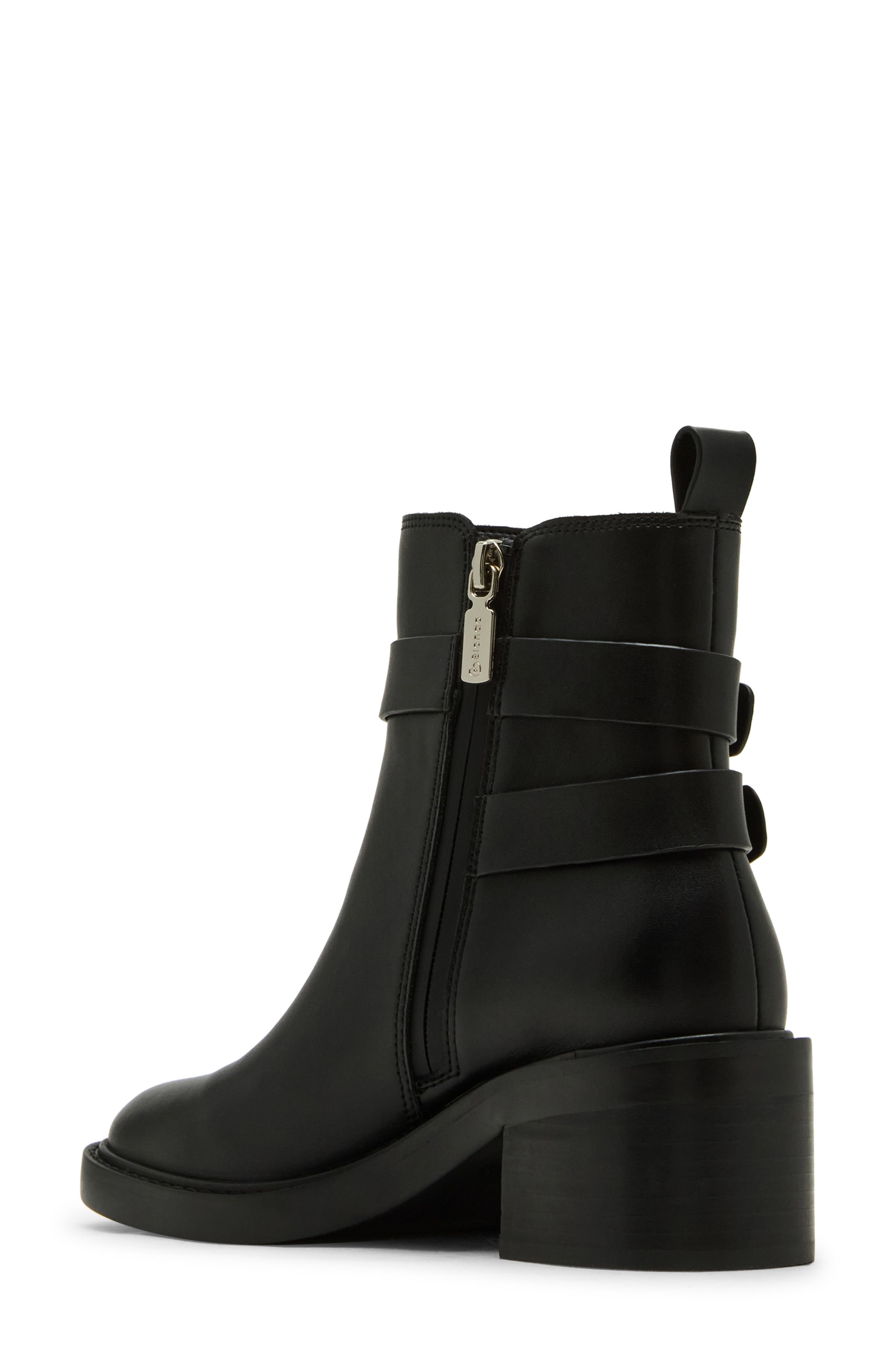 Blondo Lanessa Waterproof Bootie, Alternate, color, Black Leather