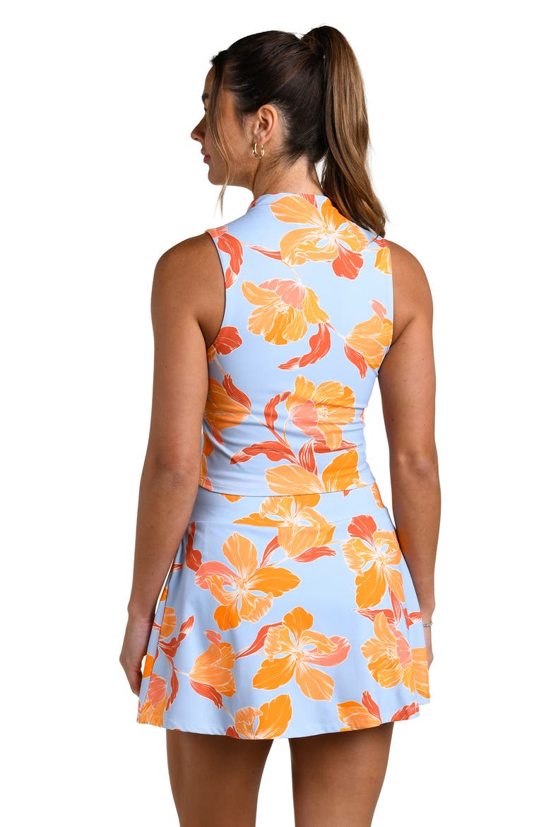 Outline Floral Active Skort, Alternate, color, DRIFT