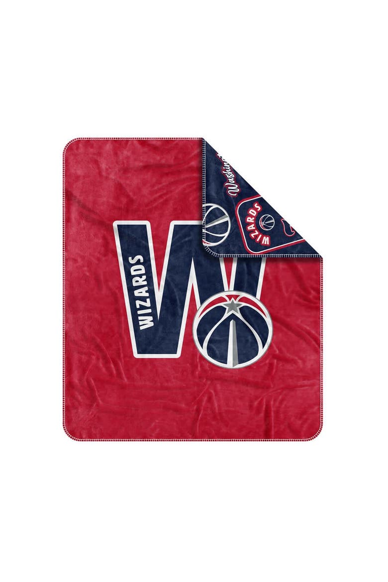 Washington Wizards 50" x 60" Dream Weave Throw Blanket, Alternate, color, Navy