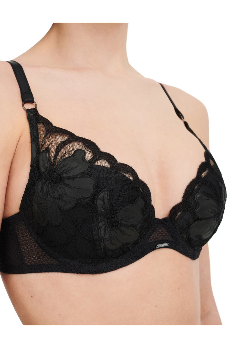 Chantelle Lingerie FLEURS PLUNGE T-SHIRT BRA, Alternate, color,