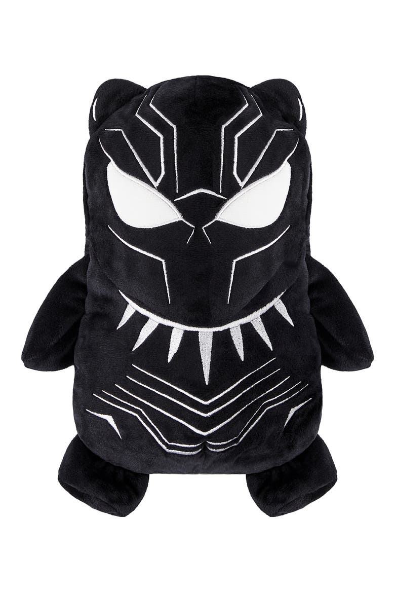 Marvel® 2018 Black Panther® 2-in-1 Stuffed Animal Hoodie, Alternate, color, BLACK