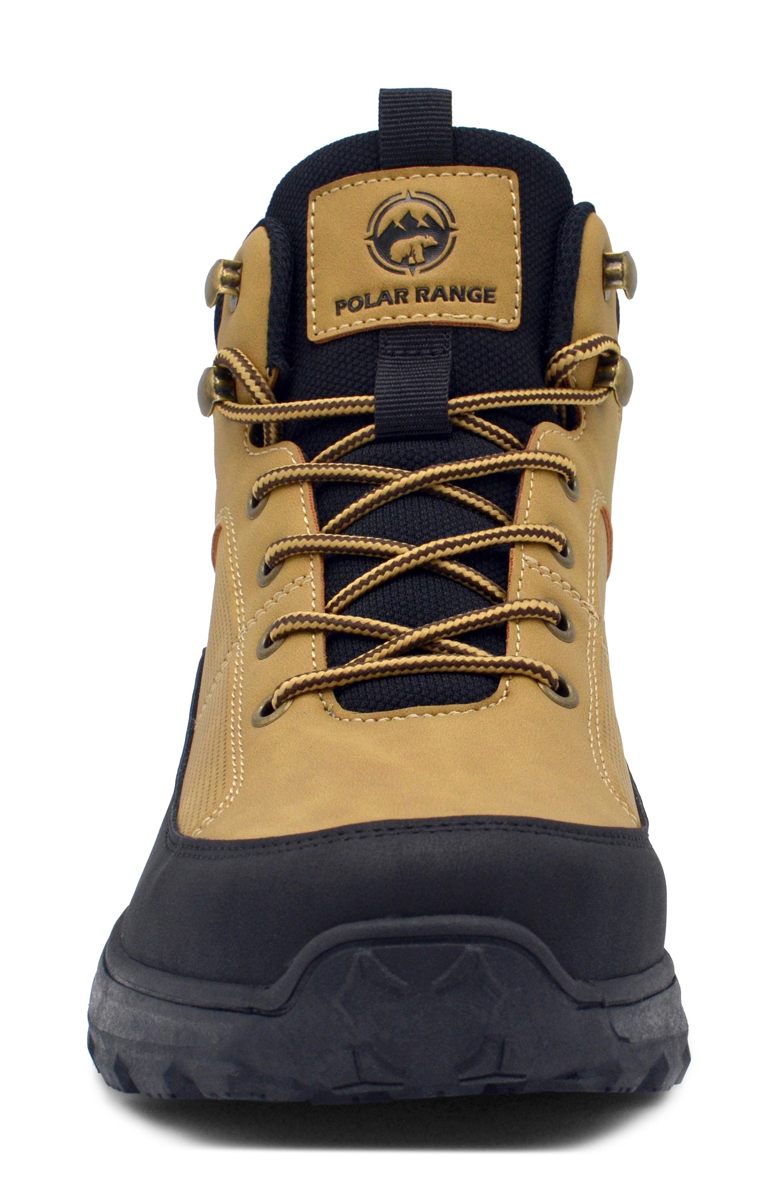 Hazen Faux Leather Boot, Alternate, color, WHEAT