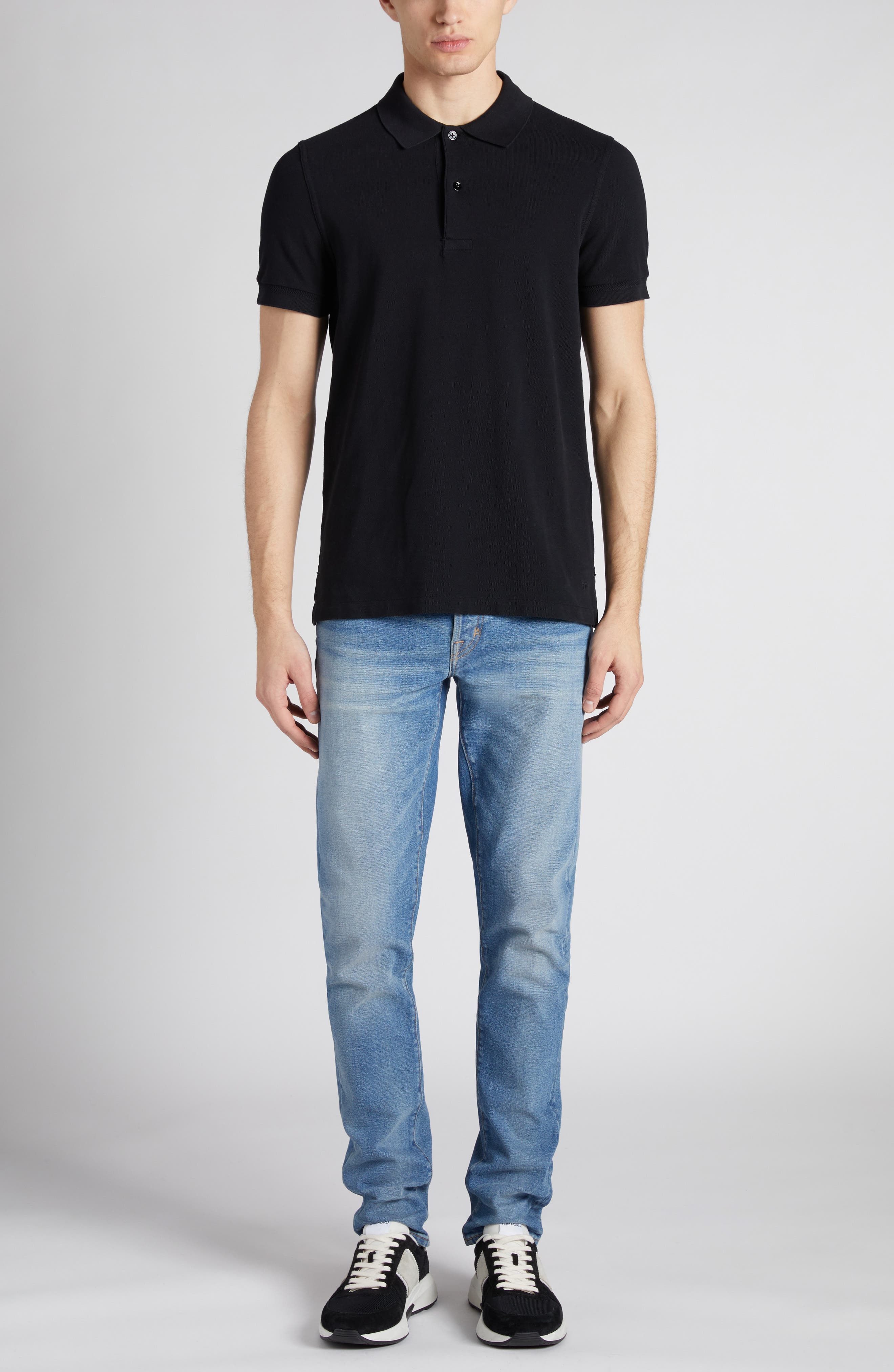 Short Sleeve Cotton Pique Polo - image 2