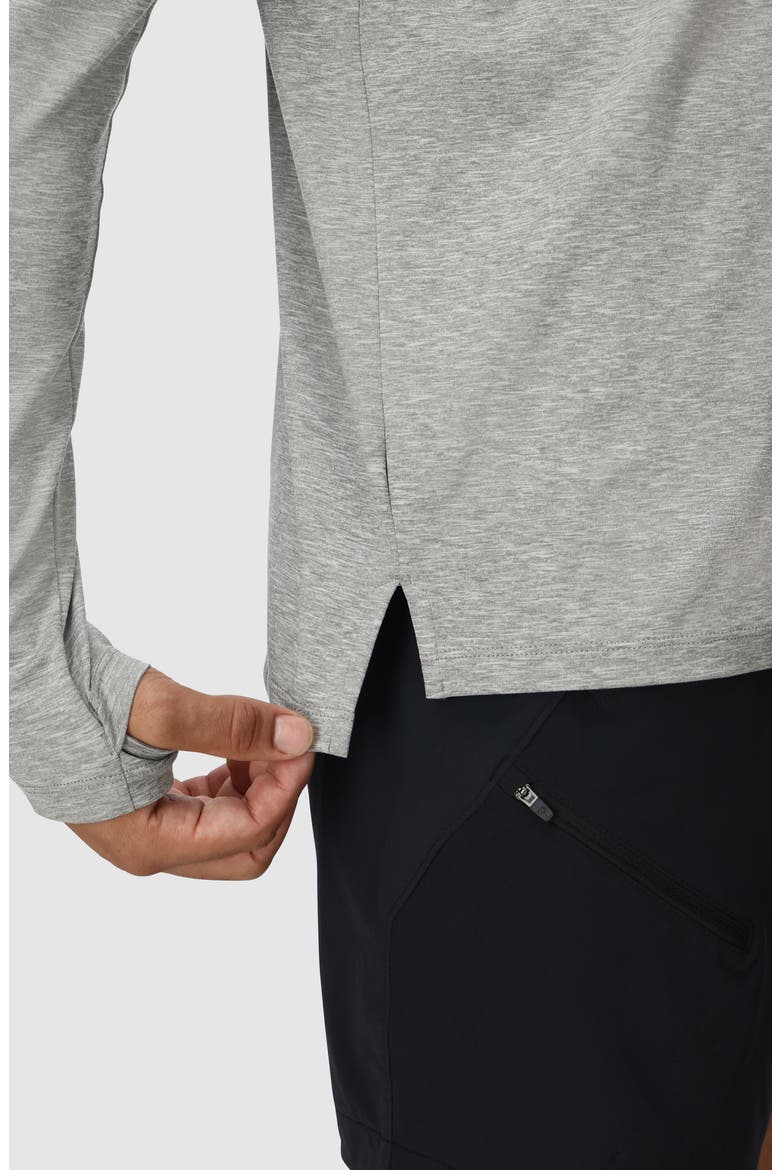 ActiveIce Spectrum Sun Hoodie, Alternate, color, GREY HEATHER