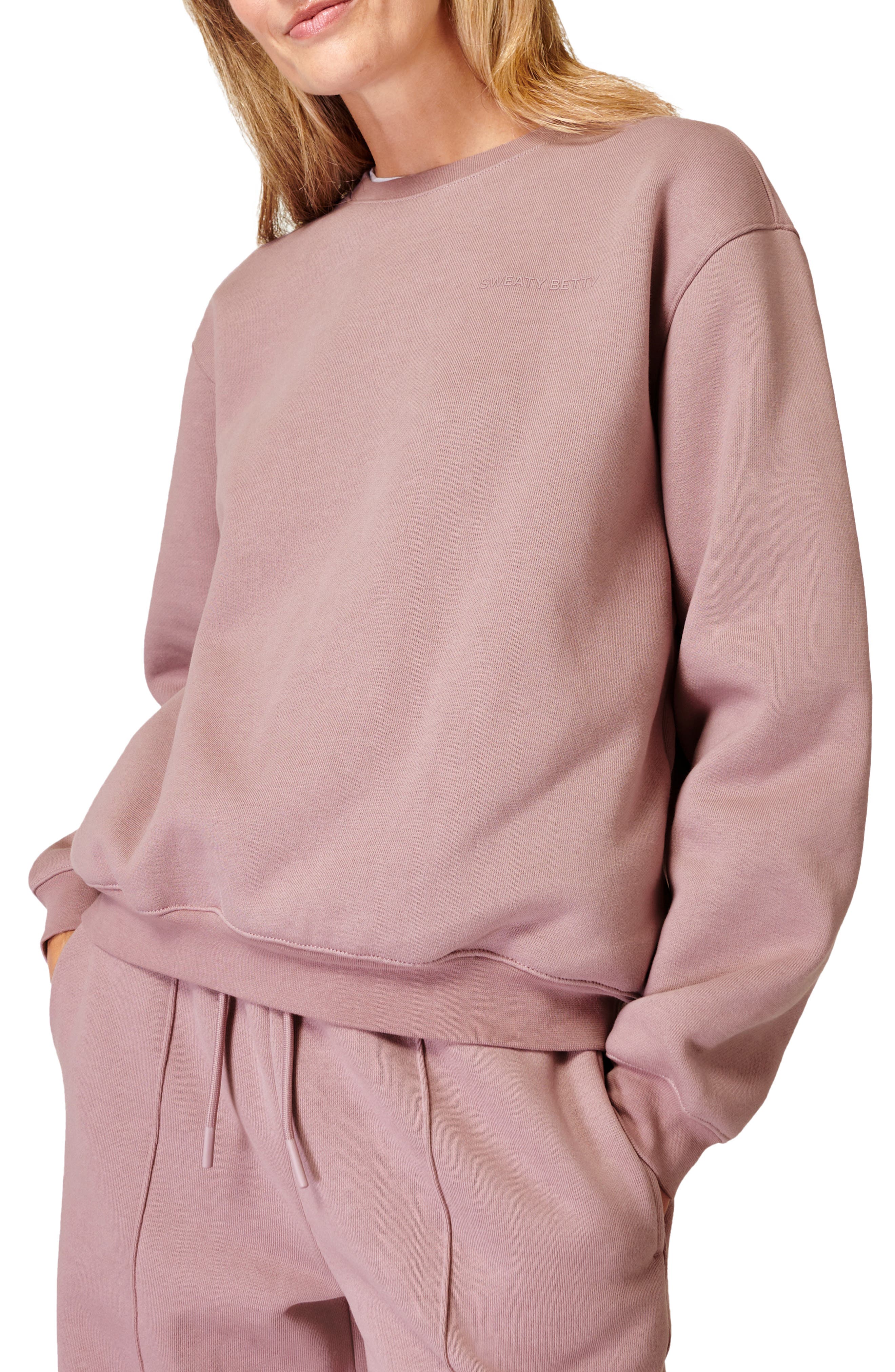The Elevated Cotton Blend Crewneck Sweatshirt