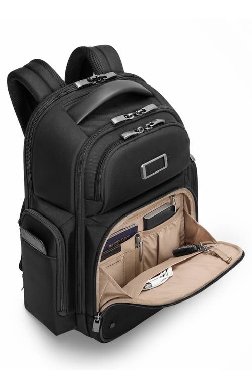 Briggs & Riley Large Work Cargo Backpack In Black