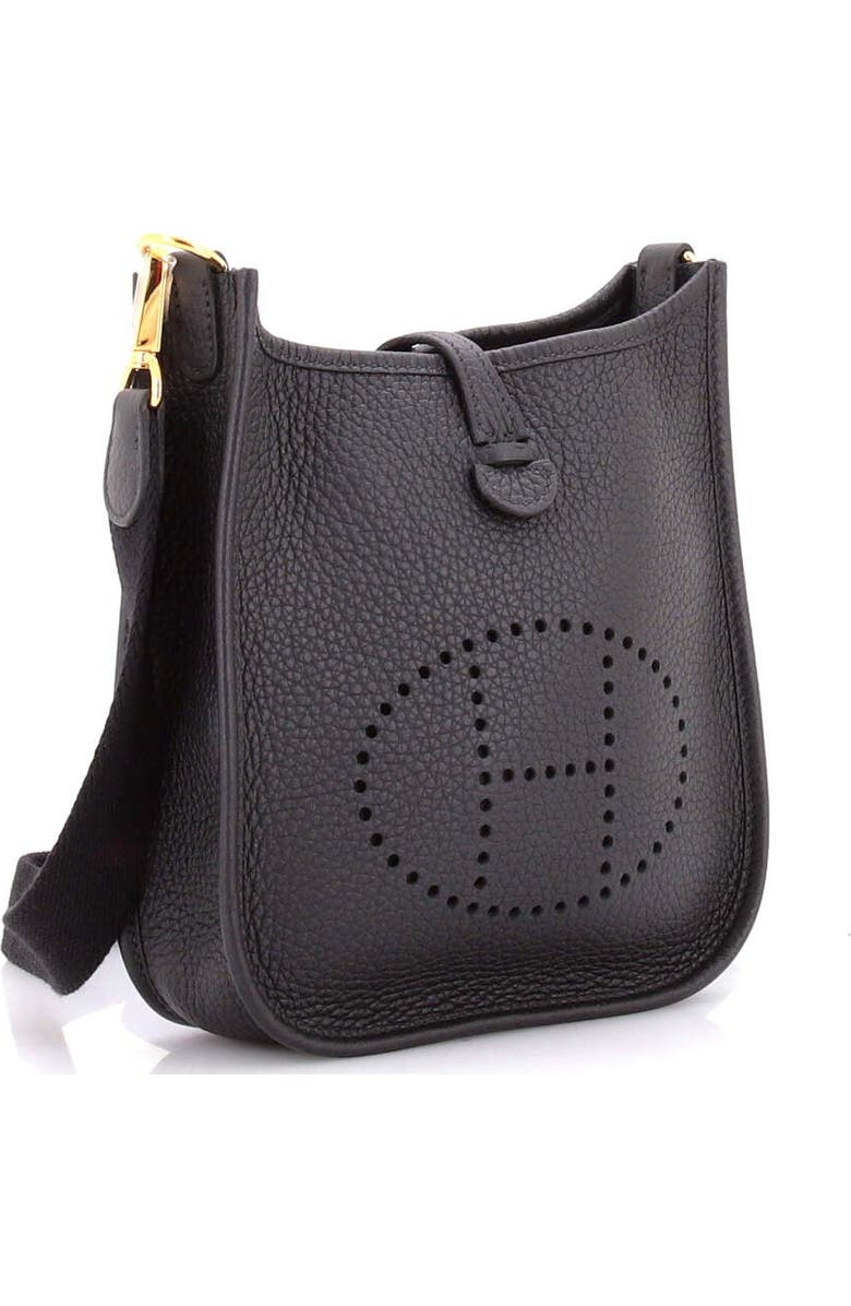 Pre-Owned Hermes Evelyne Bag Gen III Clemence TPM, Alternate, color, Noir