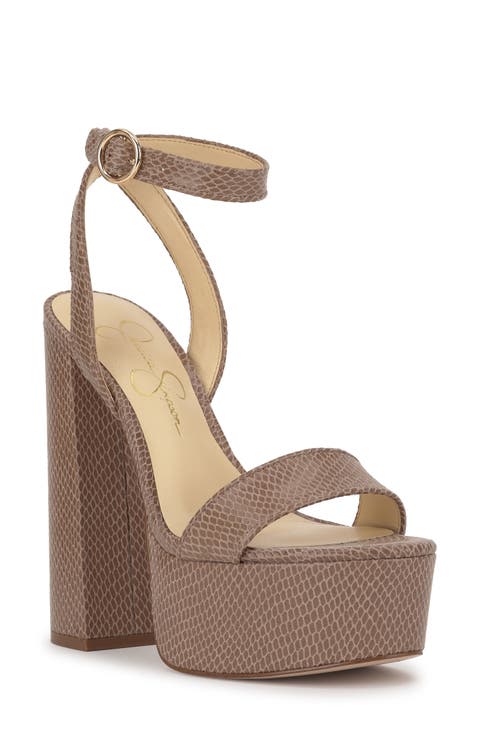 Axtyn Ankle Strap Platform Sandal (Women)