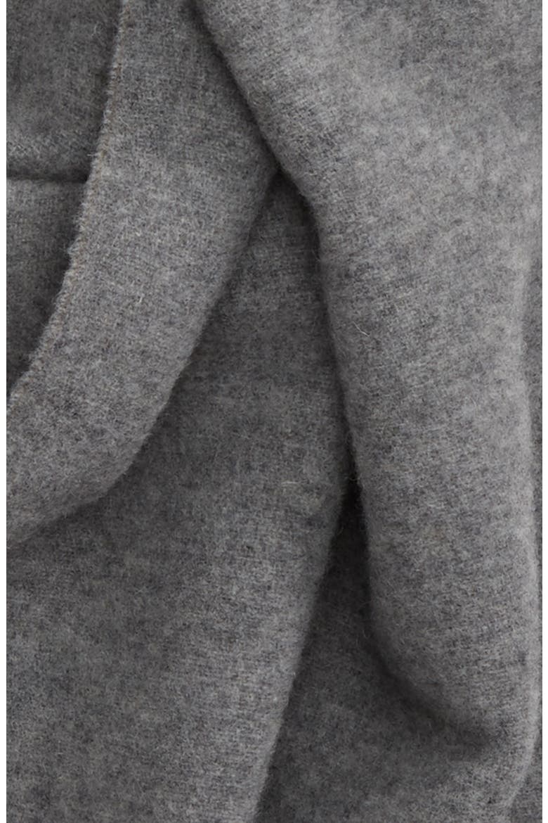 Zalinea Classic Stretch Wool Scarf, Alternate, color, GREY