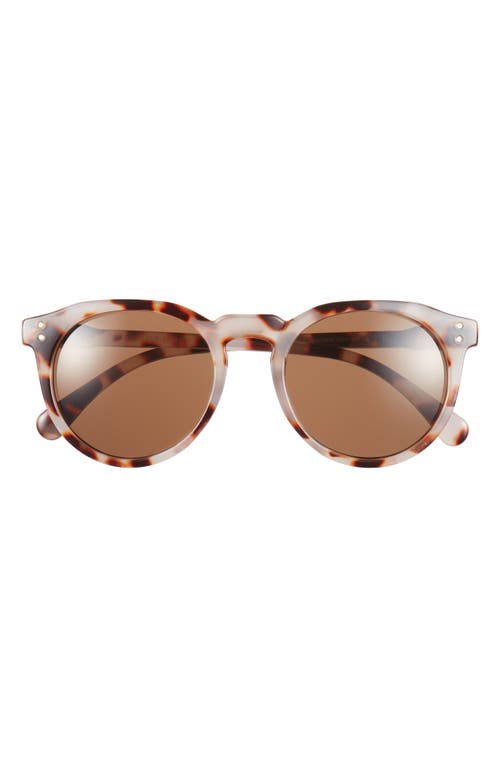 Aire Nucleus V2 53mm Round Sunglasses In Cookie Tort/brown Mono