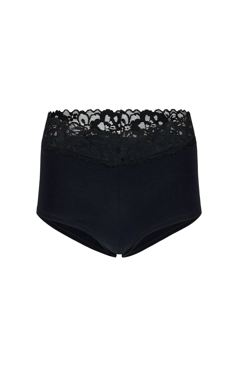 Adore Me Leondre Shortie Panties, Alternate, color, Black
