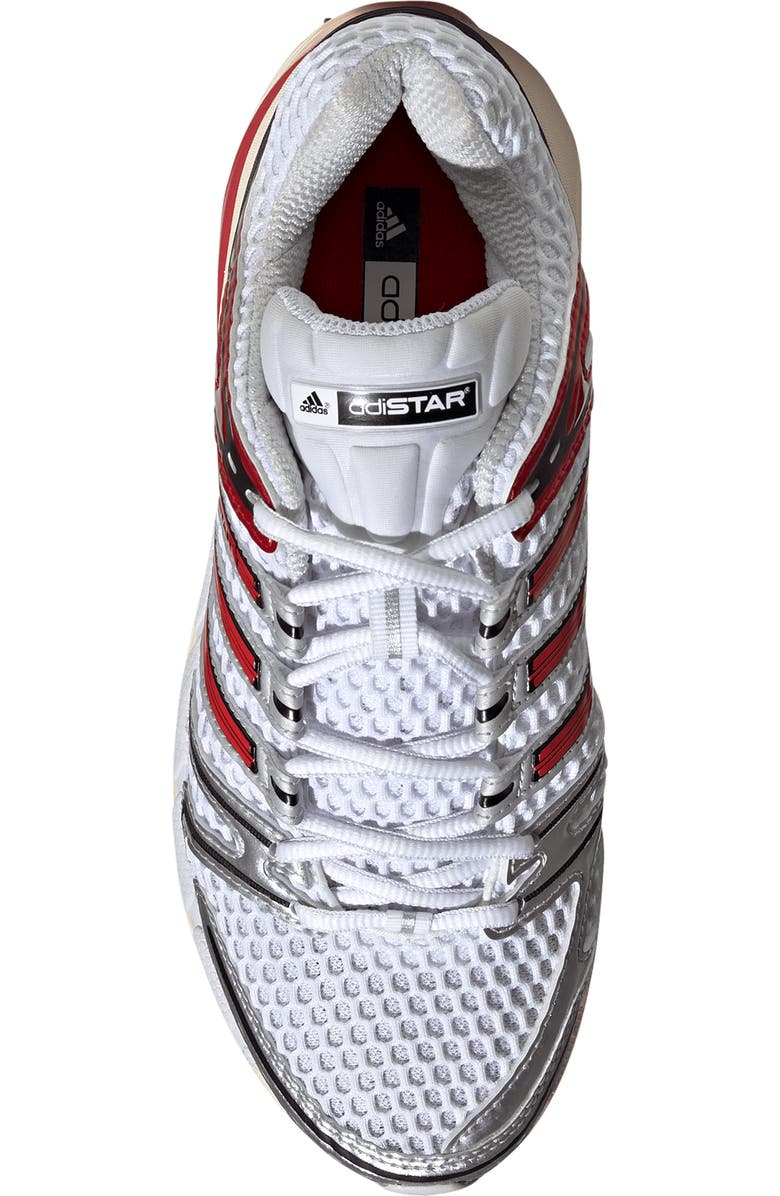 adidas Gender Inclusive Adistar Control 5 Sneaker, Alternate, color, White/ Better Scarlet/ Grey