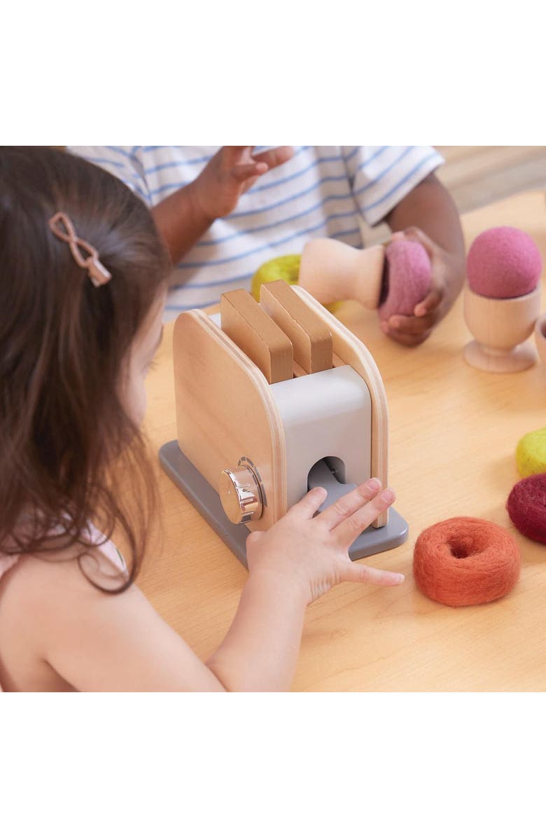 Kaplan Early Learning Company Pretend Play Pop Up Toaster, Alternate, color, Multicolored