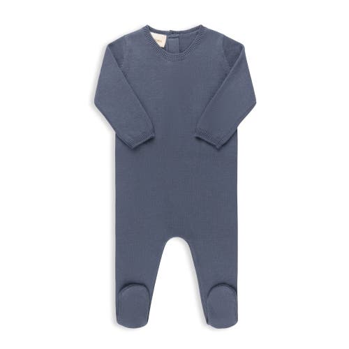 Ely's & Co. Looms Cable Pointelle Flat Collection In Blue