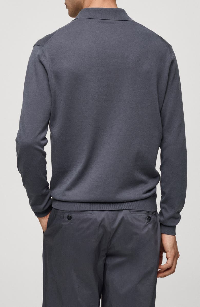 MANGO Cotton Polo Top, Alternate, color,