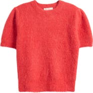 Marine Layer Puff Short Sleeve Suri Alpaca Blend Sweater