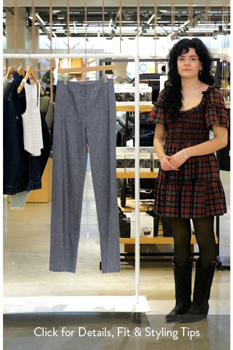 Jude Wide Leg Linen Blend Pants video