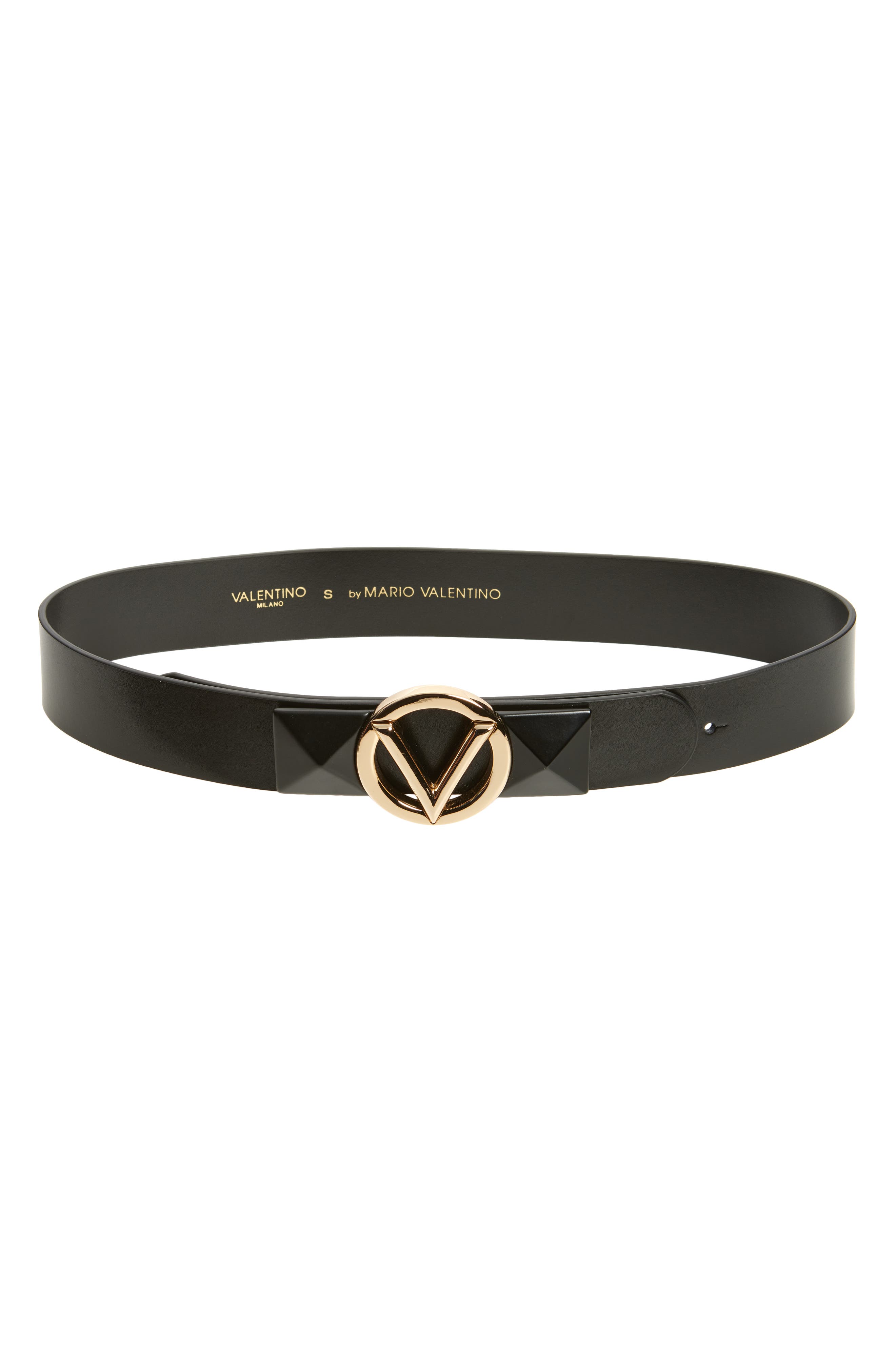 VALENTINO BY MARIO VALENTINO Mati VLOGO Buckle Leather Belt