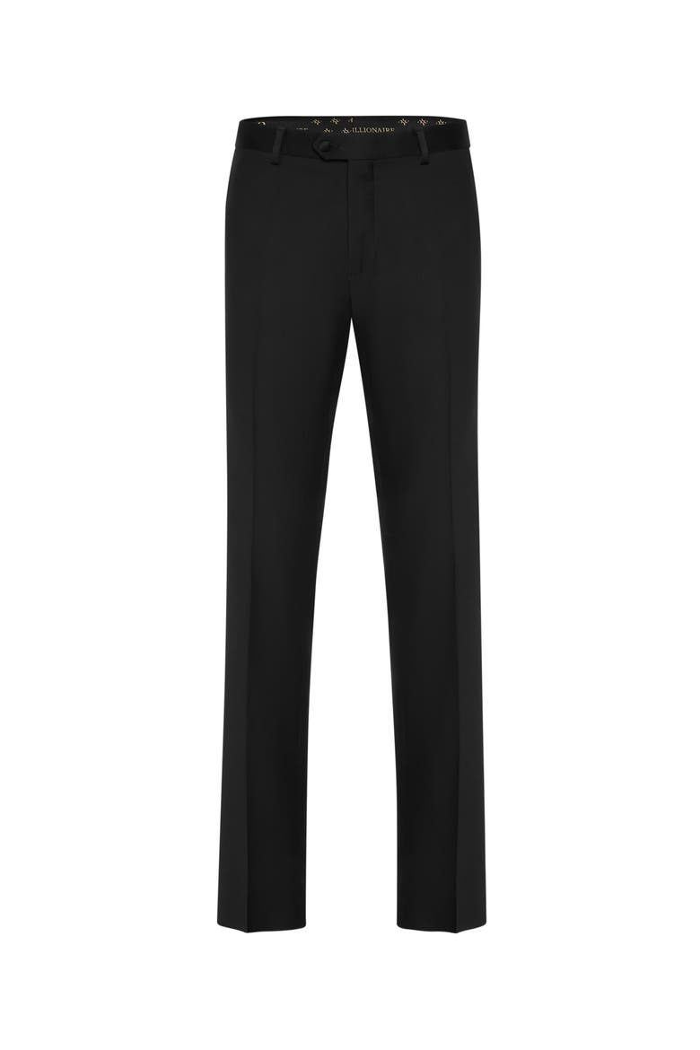 Tuxedo Classic Trousers Men, Main, color, black