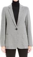 MAX STUDIO Double Knit One-Button Blazer
