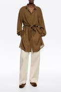 Bimba y Lola Lead Corduroy Barrel Leg Trousers