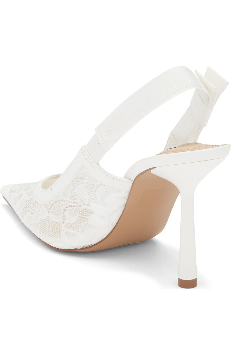 Steve Madden Stefani Slingback Pump, Alternate, color, Ivory Lace
