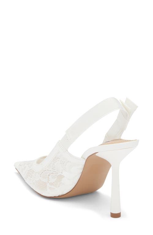 Steve Madden Stefani Slingback Pump In White