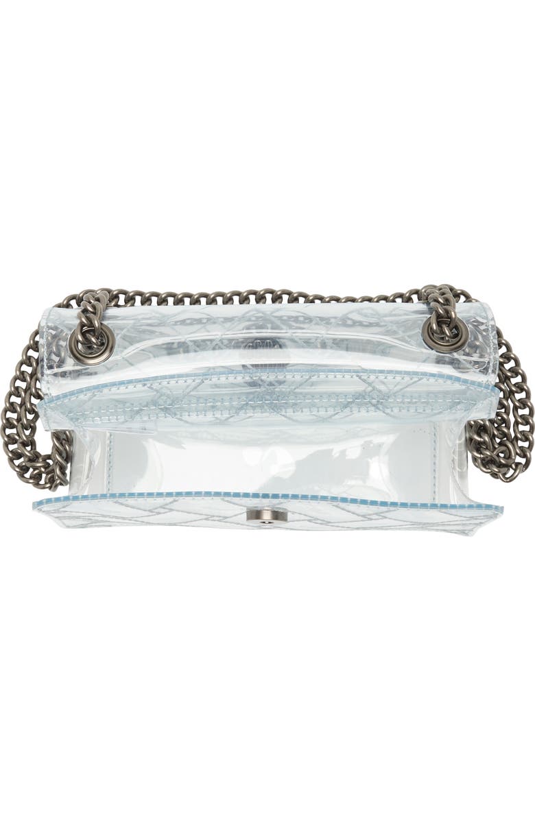 Kurt Geiger London Mini Kensington Vinyl Convertible Clear Crossbody Bag, Alternate, color, Clear