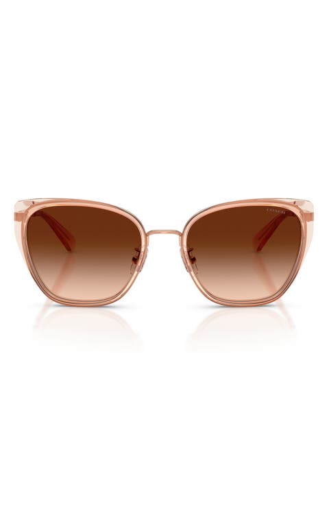53mm Gradient Square Sunglasses