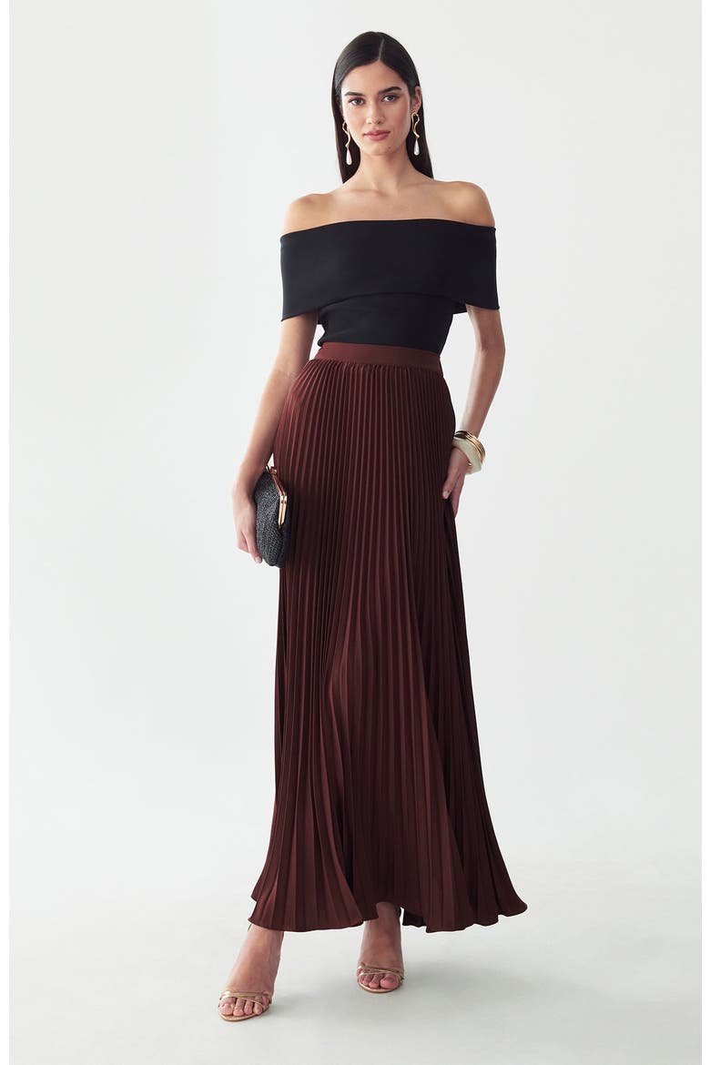 Amur Skirt, Alternate, color, Burgundy
