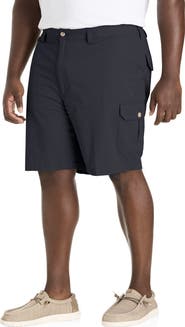 Harbor Bay by DXL Big & Tall Continuous Comfort Cotton Cargo Shorts