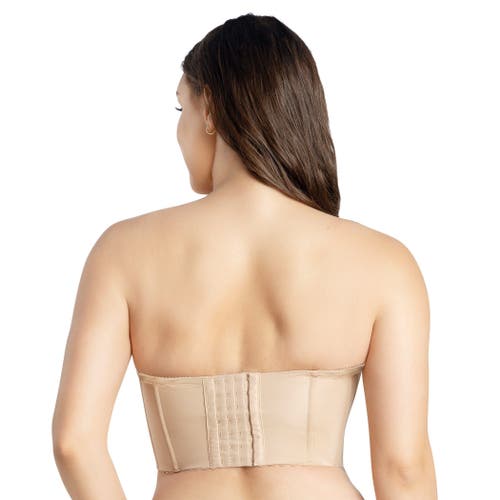 Shop Parfait Elissa Full Busted Strapless Bustier In European Nude