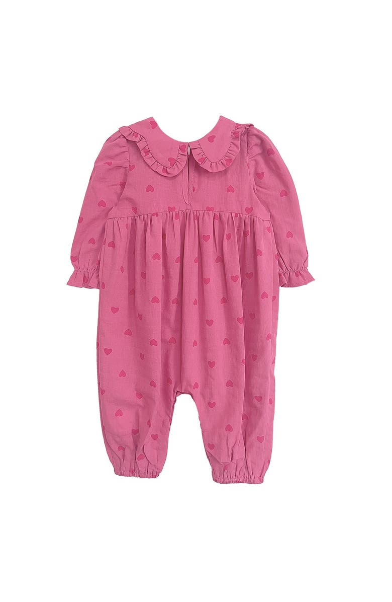 Mabel + Honey Perfect in Pink Romper, Alternate, color, Pink