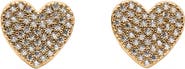 Kate Spade New York Pave Heart Stud Earrings