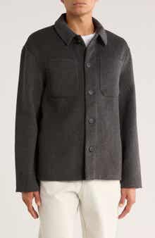 Nordstrom Wool Blend Shirt Jacket