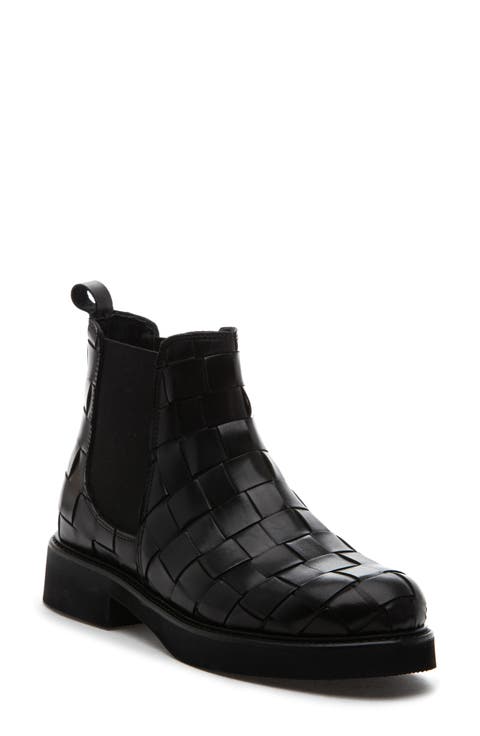 Nadia Woven Leather Booth (Women)