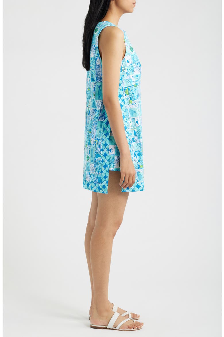 Aisling Shift Romper, Alternate, color, MINT CONDITION