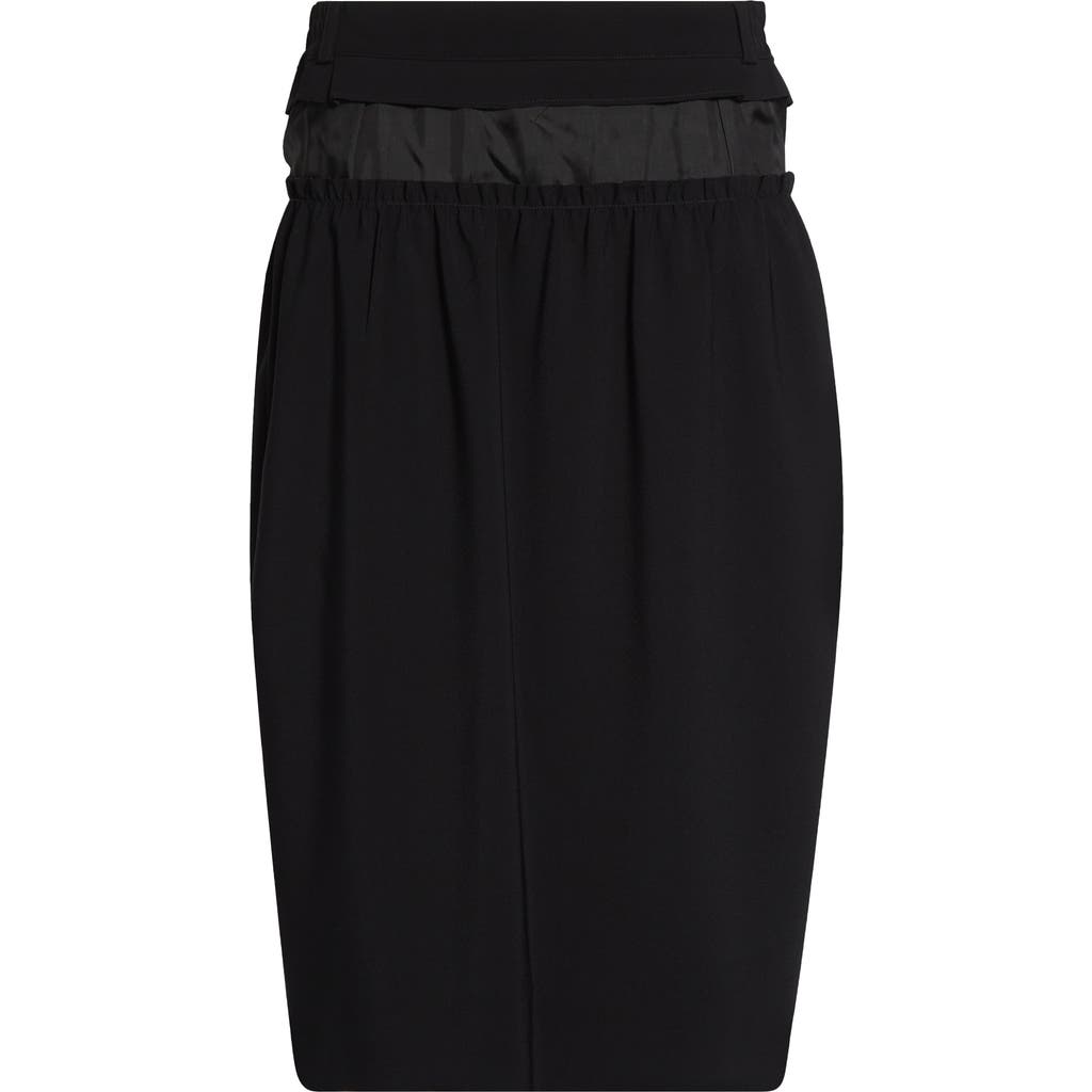 Maison Margiela Anonymity Of The Lining Pencil Skirt In Black
