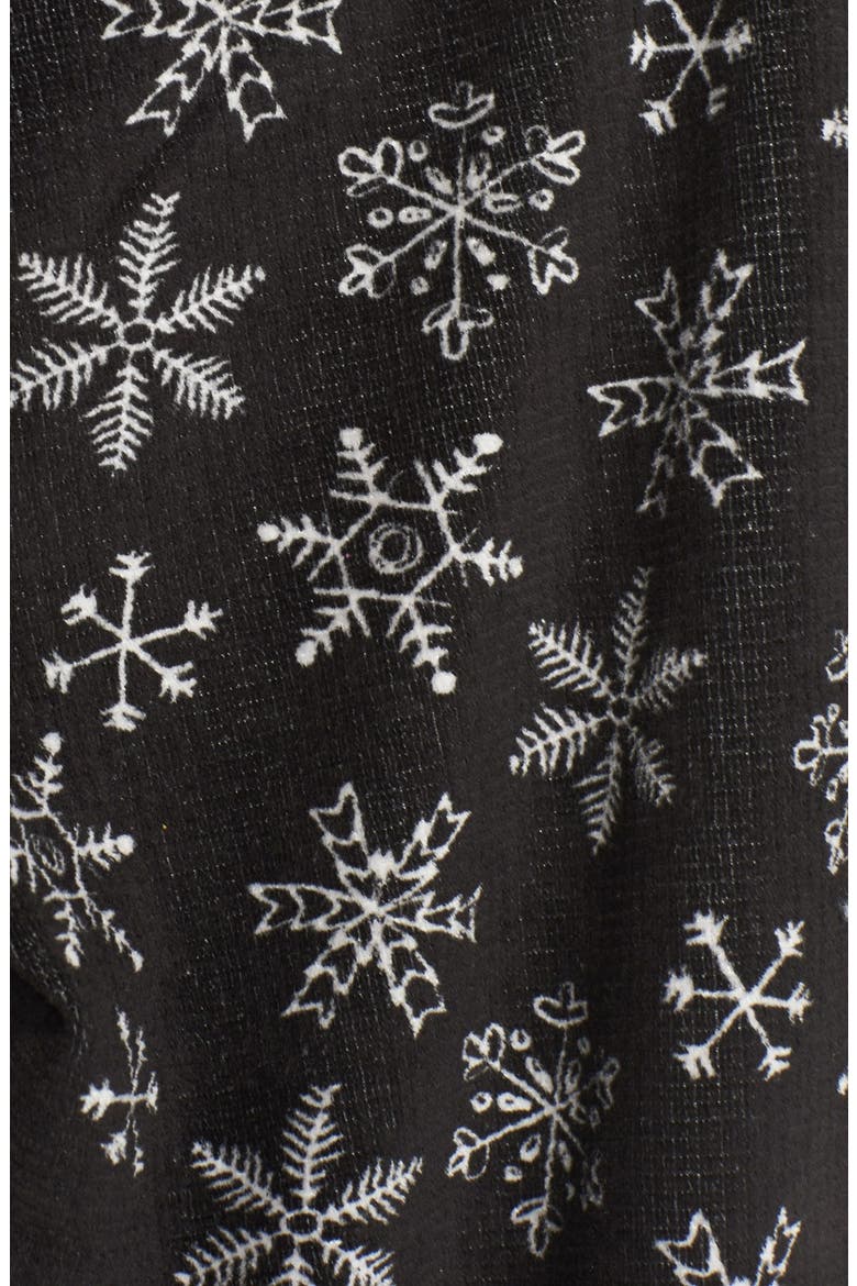 Thermal Knit Lounge Pants, Alternate, color, BLACK SNOWFLAKE