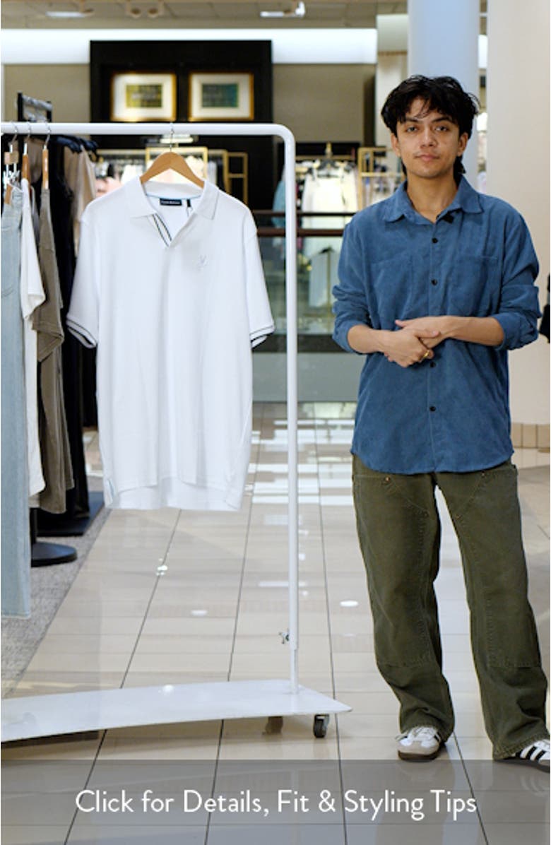 Kendall Johnny Collar Cotton Polo, sales video thumbnail