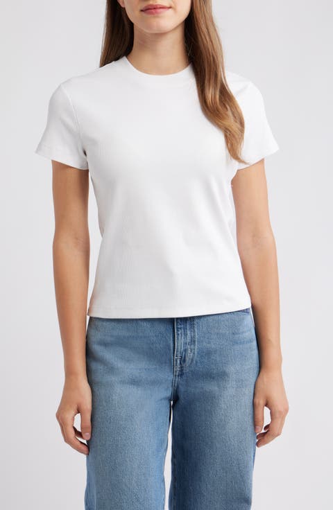 Slim Fit Stretch Cotton T-Shirt