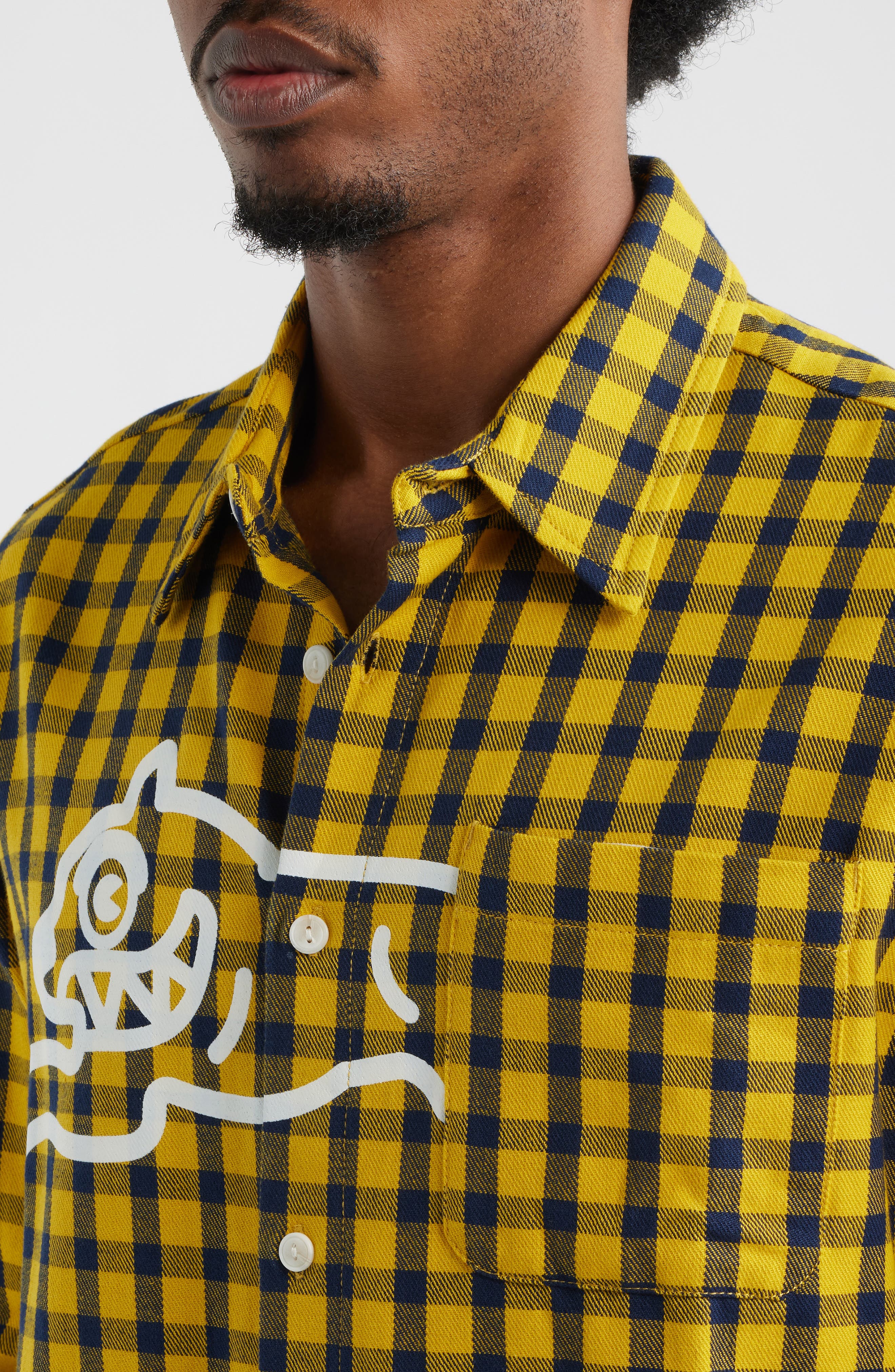 Mean Gene Long Sleeve Button-Up Shirt - image 2