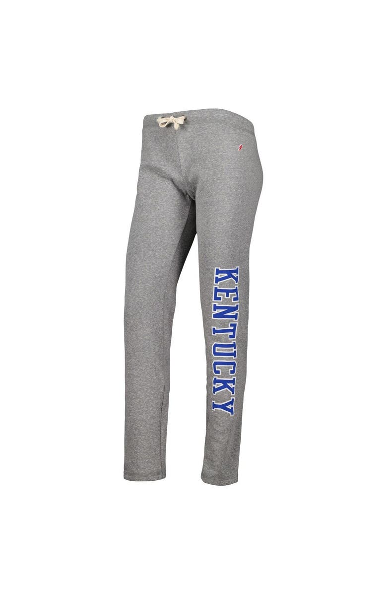 LEAGUE COLLEGIATE WEAR Women's League Collegiate Wear Heather Gray Kentucky Wildcats Victory Springs Tri-Blend Jogger Pants, Alternate, color,