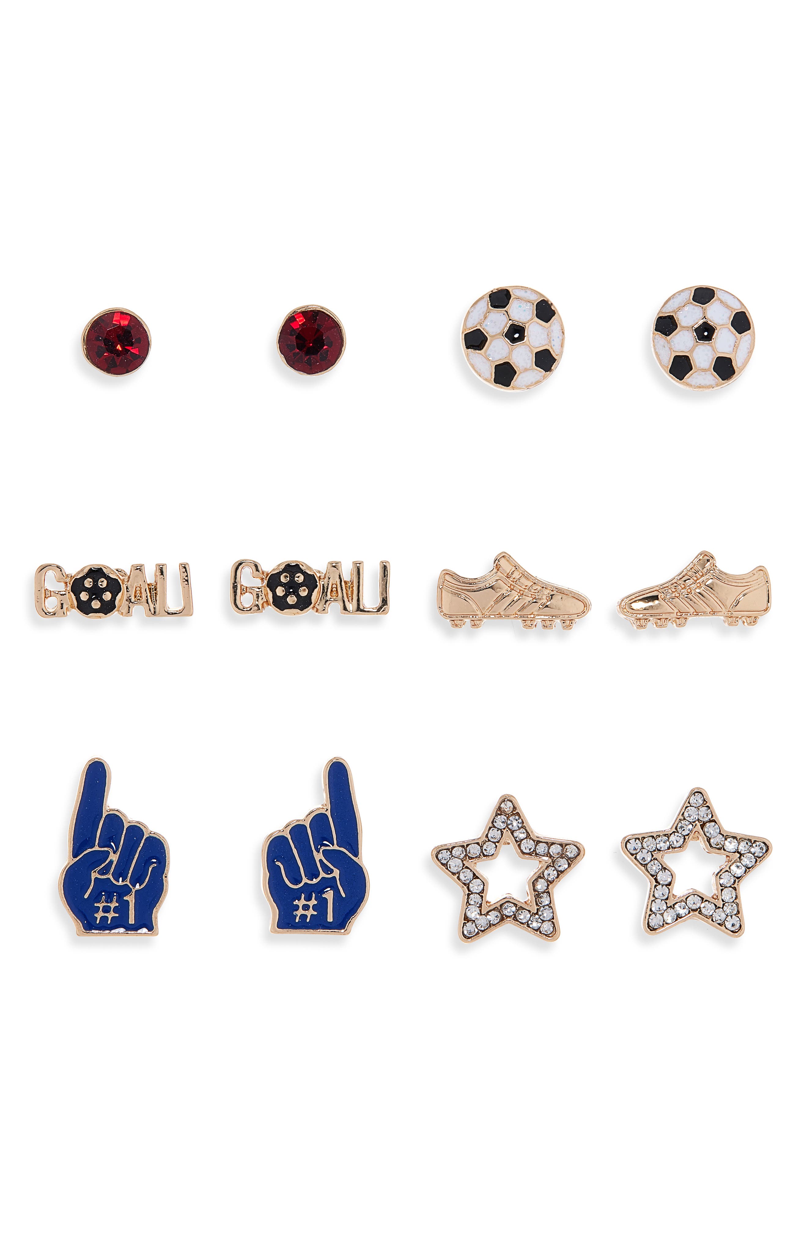 Leith 6-Pack Stud Earrings