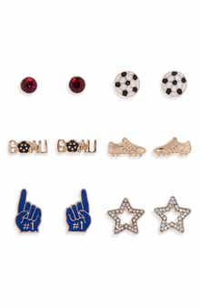 Leith 6-Pack Stud Earrings