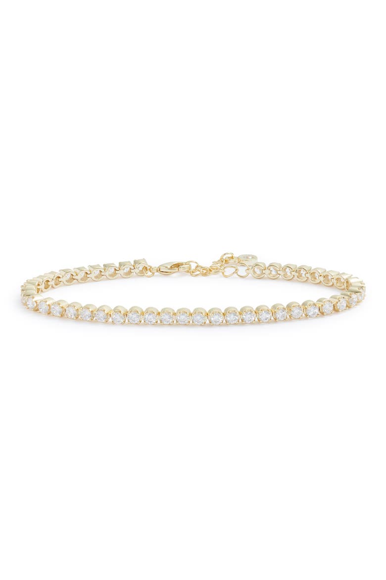 Classic Tennis Bracelet, Main, color, GOLD/ CRYSTAL
