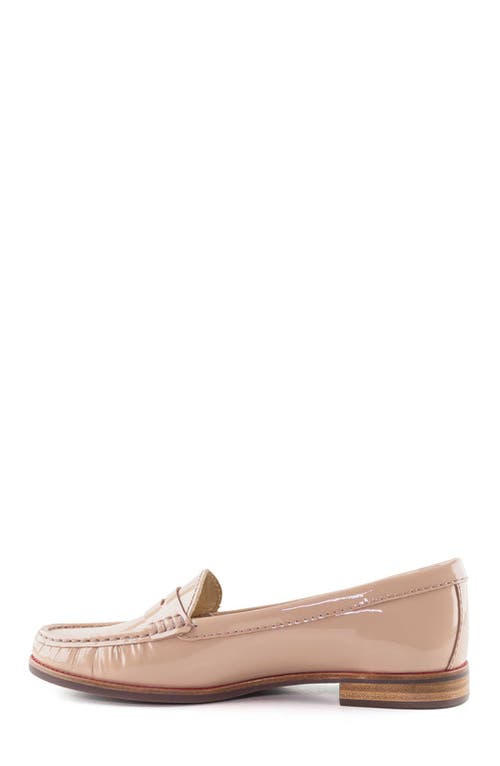Marc Joseph New York East Village Patent Leather Penny Loafer In Nude